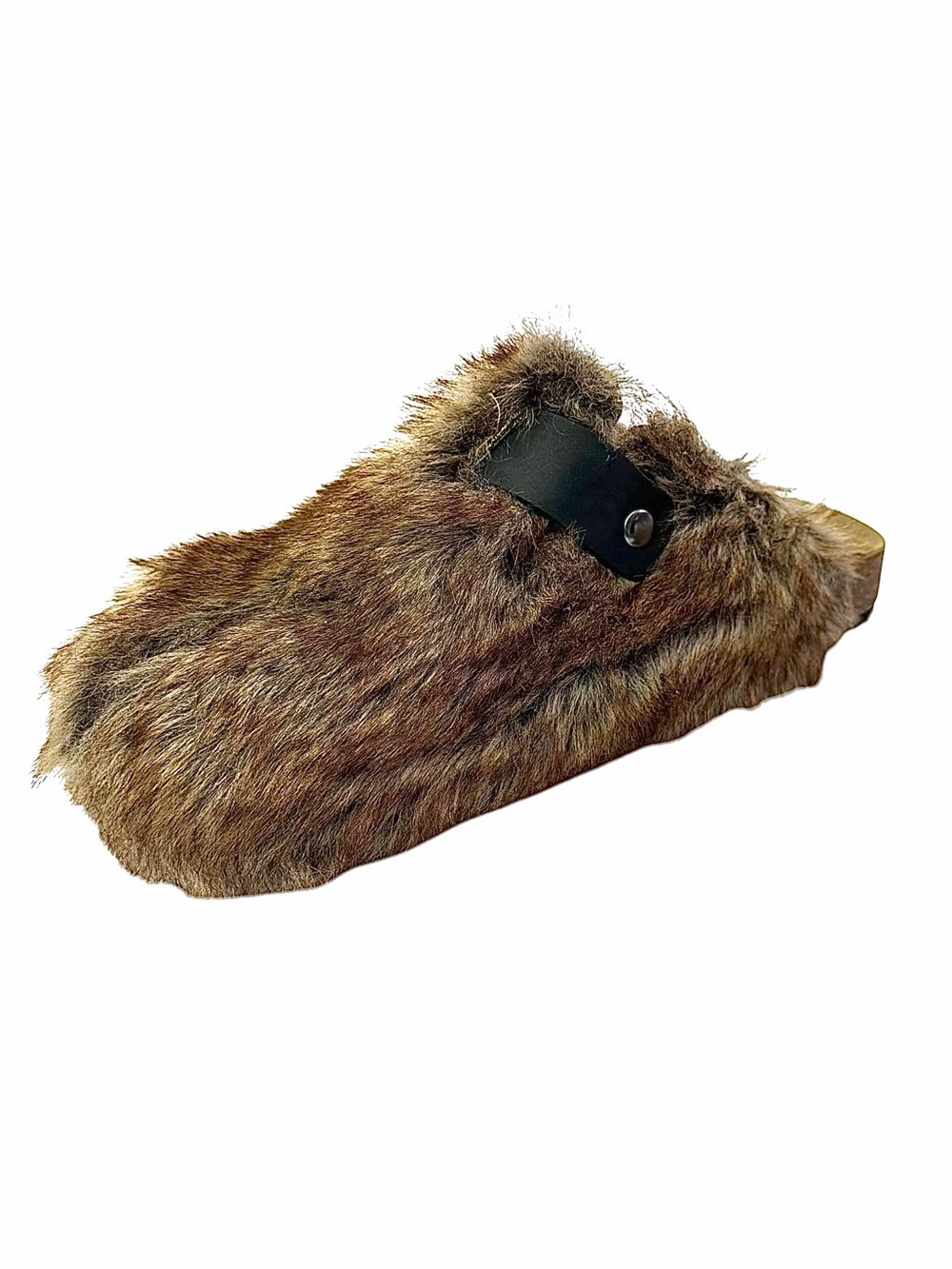Tabi Men’s Tan Brown Fur-Lined Split-Toe Clogs Shoes Size 11 Medium